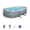 Каркасный бассейн Bestway 56620 427х250х100 Oval Power Steel Pool